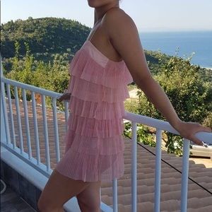 Rose pink beach/pool dress